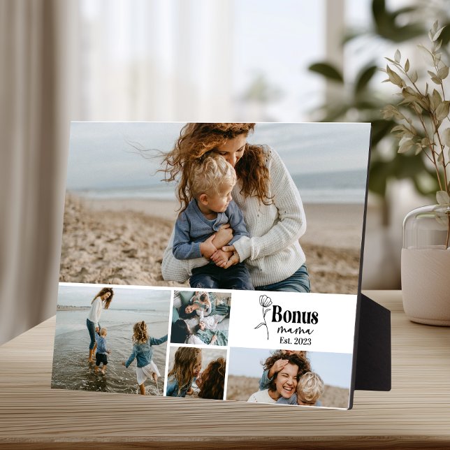 Floral Bonus Mama Memory Grid Plaque (Creator Uploaded)