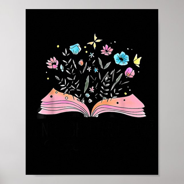 Floral Book A New Chapter Begins Retired 2026 Reti Poster (Front)