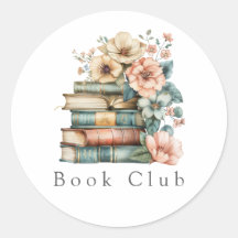 Floral Book Club Invitation