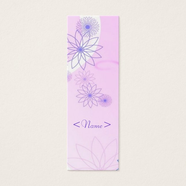 Floral Bookmark (Front)