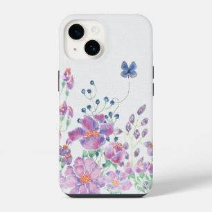 Floral Border and Butterfly iPhone 14 Case