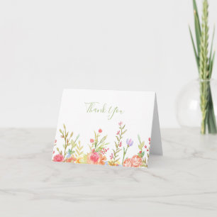 Floral Border Note Card