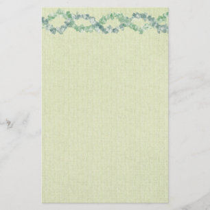 Floral Border Stationery