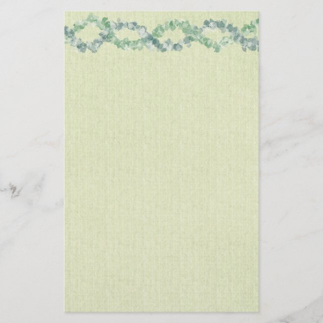 Floral Border Stationery (Front)