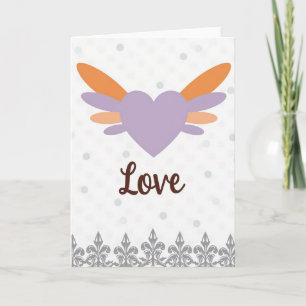 Floral Bordered Love Mothers Day Card