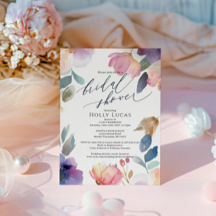 Floral Botanical Bridal Shower Invitation