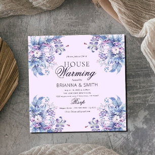 Floral Botanical Housewarming Invitation