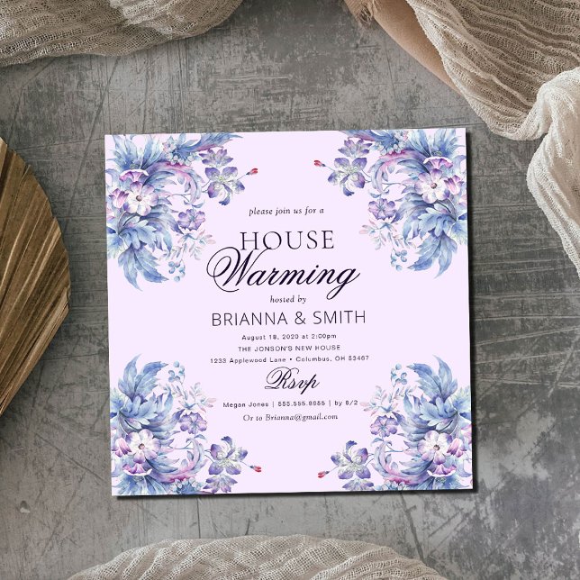 Floral Botanical Housewarming  Invitation (Creator Uploaded)