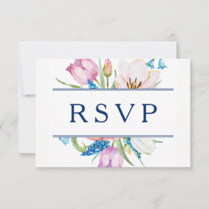 Floral Botanical RSVP Card