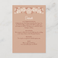Floral Botanical Terracotta Wedding Details