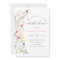 Floral Botanical Watercolor Pink Bridal Shower