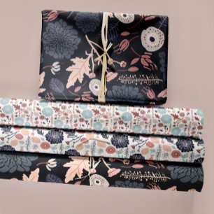 Floral Botanicals Trio Decoupage Gift Wrapping Paper Sheet