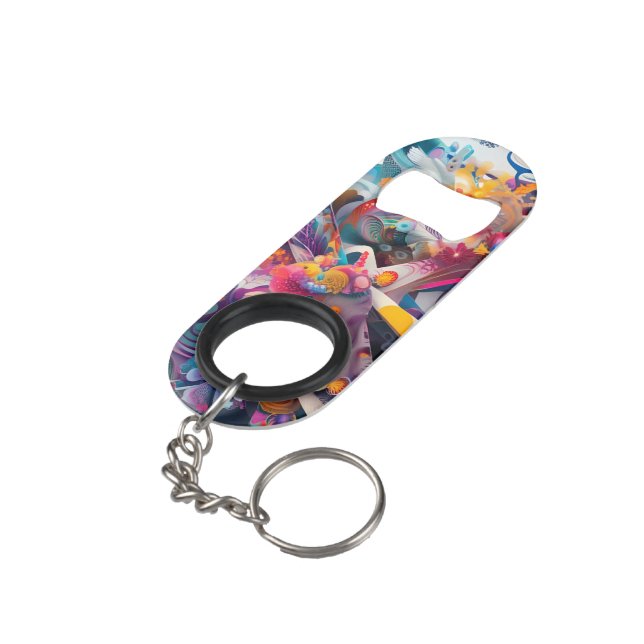 Floral Bottle Opener  (Back Angled)