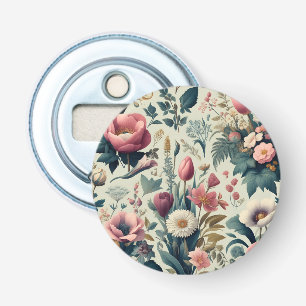 Floral Bottle Opener Elegant Barware Gift