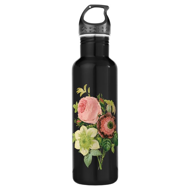 Floral Bouquet 710 Ml Water Bottle (Front)