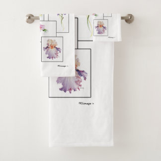 Floral Bouquet Bath Towel Set