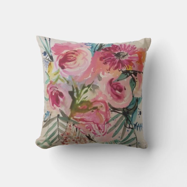 floral bouquet cushion (Front)