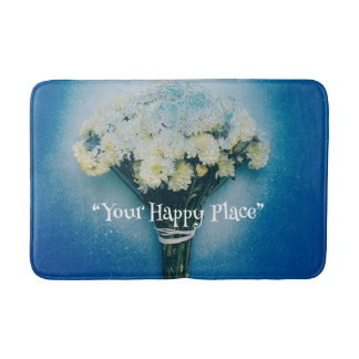 Floral Bouquet Elegance Memory Foam Bath Mat