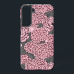 Floral bouquet in pink samsung galaxy case<br><div class="desc">Hand drawn peony and hydrangea flowers,  vector seamless pattern</div>