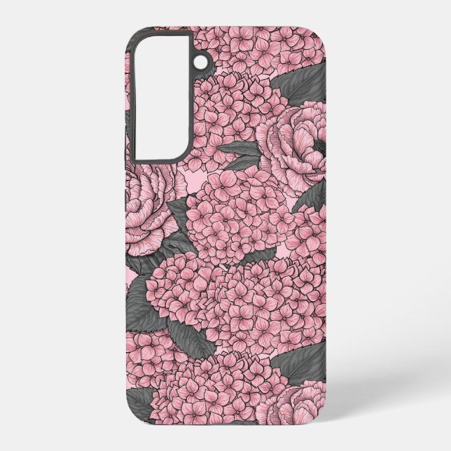 Floral bouquet in pink samsung galaxy s22+ case (Back)