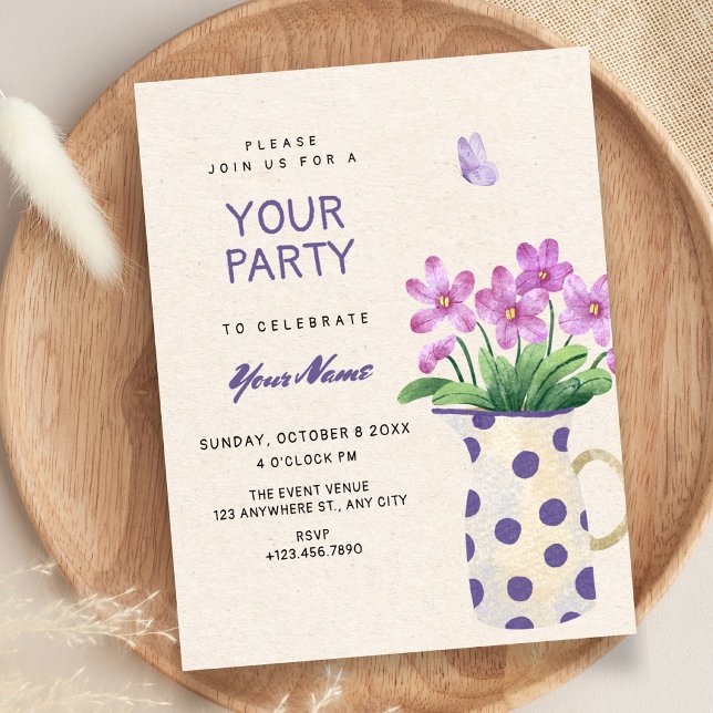 Floral bouquet  invitation (Creator Uploaded)