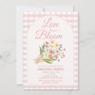 FLORAL Bouquet Love Is in Bloom Bridal Shower Invitation