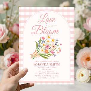FLORAL Bouquet Love Is in Bloom Bridal Shower  Invitation