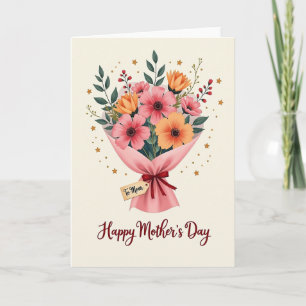 Floral Bouquet Love Note Card