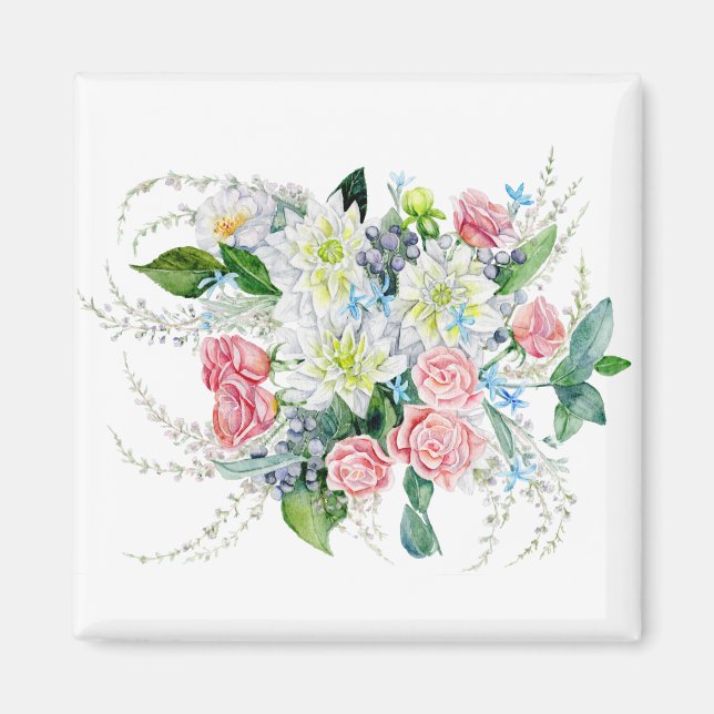 Floral Bouquet Magnet (Front)