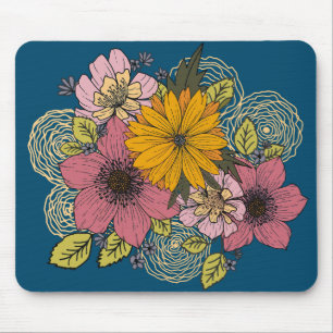 Floral Bouquet Mouse Pad