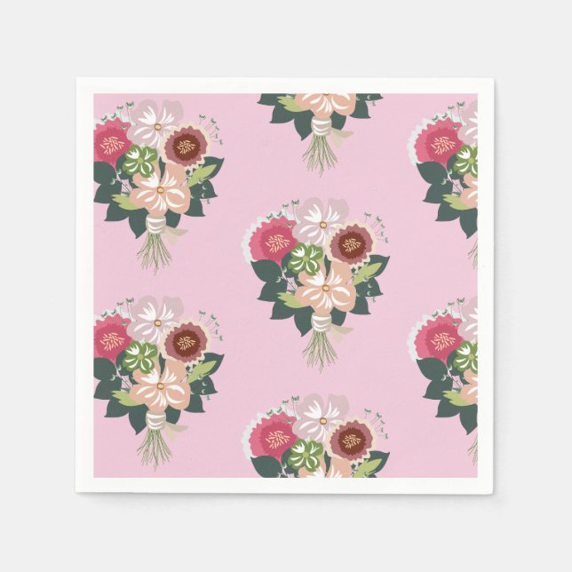 Floral Bouquet Napkin (Front)