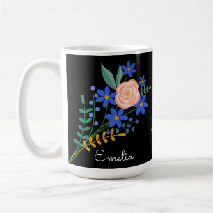Floral Bouquet Personalised Mug