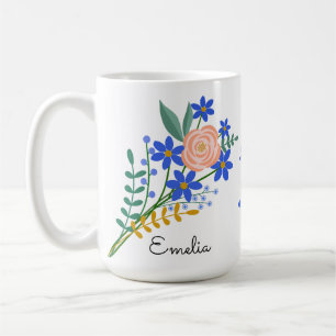 Floral Bouquet Personalised Mug