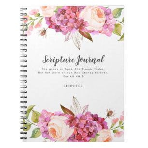 Floral Bouquet Personalised Scripture Journal