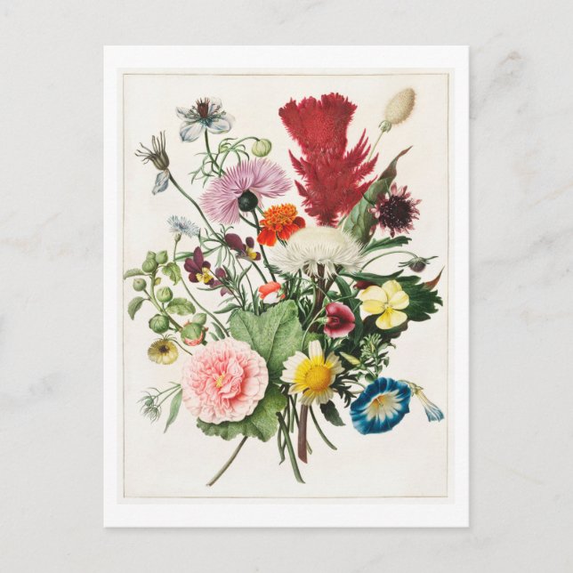 Floral Bouquet Postcard (Front)