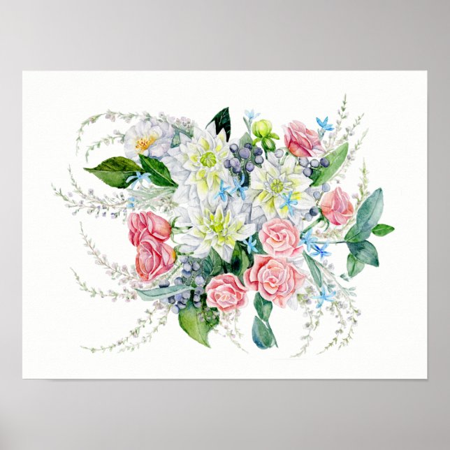 Floral Bouquet Poster (Front)