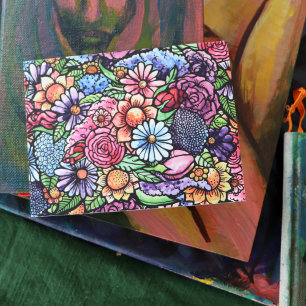 Floral Bouquet Spring Flower Postcard