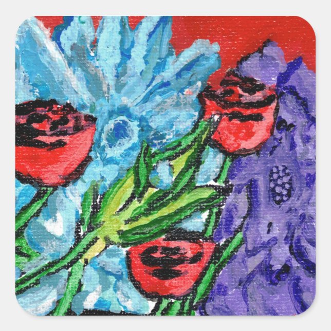 Floral Bouquet Sticker (Front)