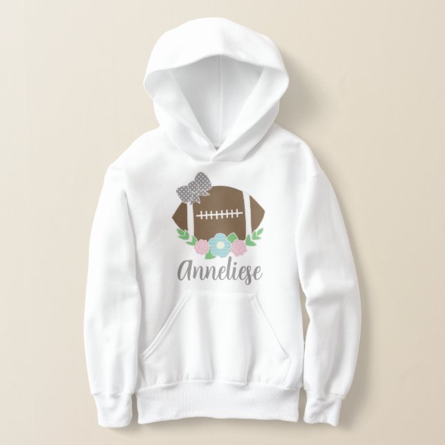 Floral Bow Football (Laydown)