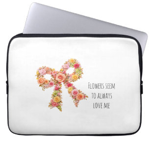 Floral Bow iPad Sleeve   Botanical Tablet Sleeve 