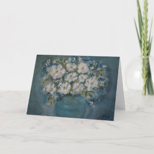 floral bowl card