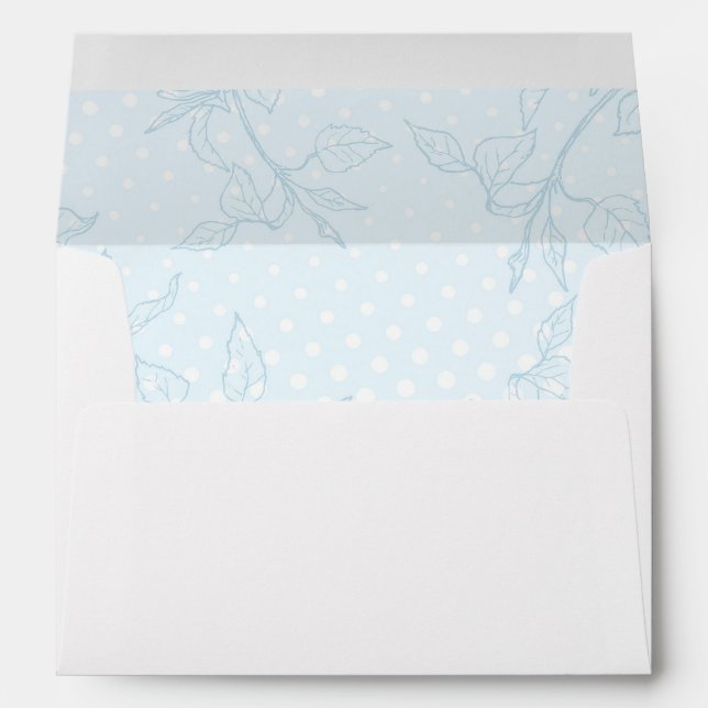 floral branches wedding envelopes (Back (Bottom))