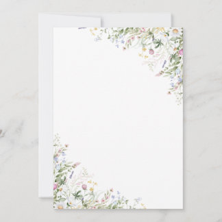 Floral Bridal Birthday Shower Invitation