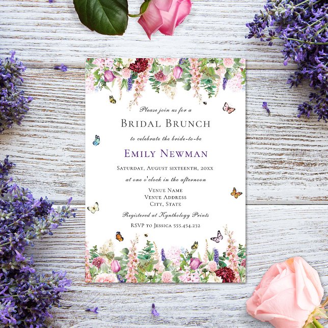 Floral Bridal Brunch Invitation (Creator Uploaded)