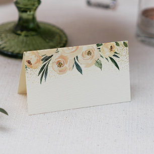 Floral Bridal Luncheon Bridal Shower Place Card
