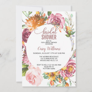 FLORAL BRIDAL SHOWER, BRIDAL SHOWER,