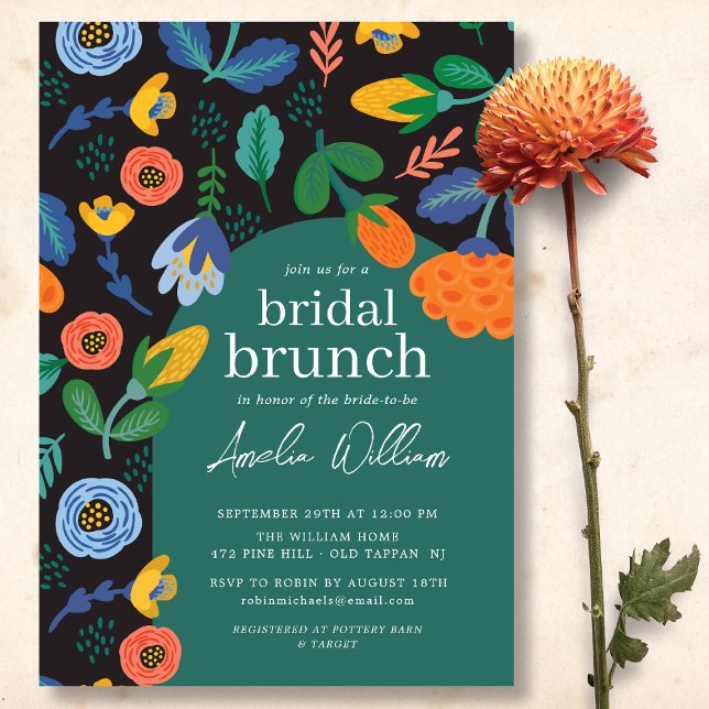  Floral Bridal Shower Brunch Invitation (Creator Uploaded)