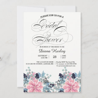Floral Bridal Shower Card
