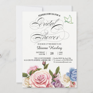 Floral Bridal Shower Card 03