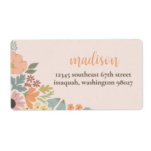 Floral Bridal Shower Invitation Insert